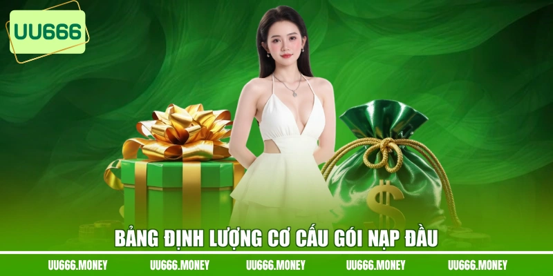 Bảng định lượng cơ cấu gói nạp đầu