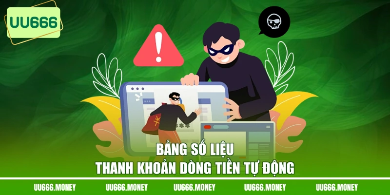 Bảng số liệu thanh khoản dòng tiền tự động