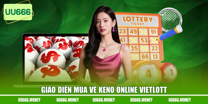 Giao diện mua vé Keno online Vietlott
